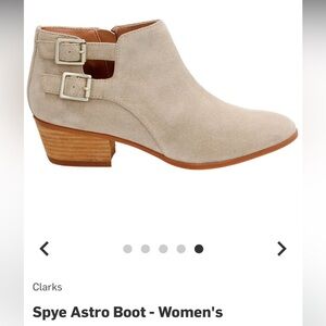 Clarks Spye Astro Boot in Beige